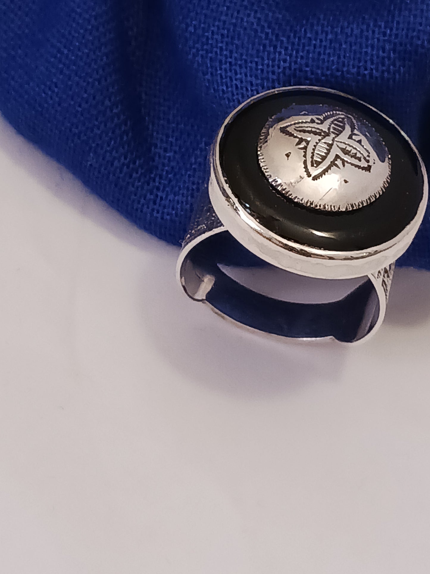 Bague touareg en argent massif