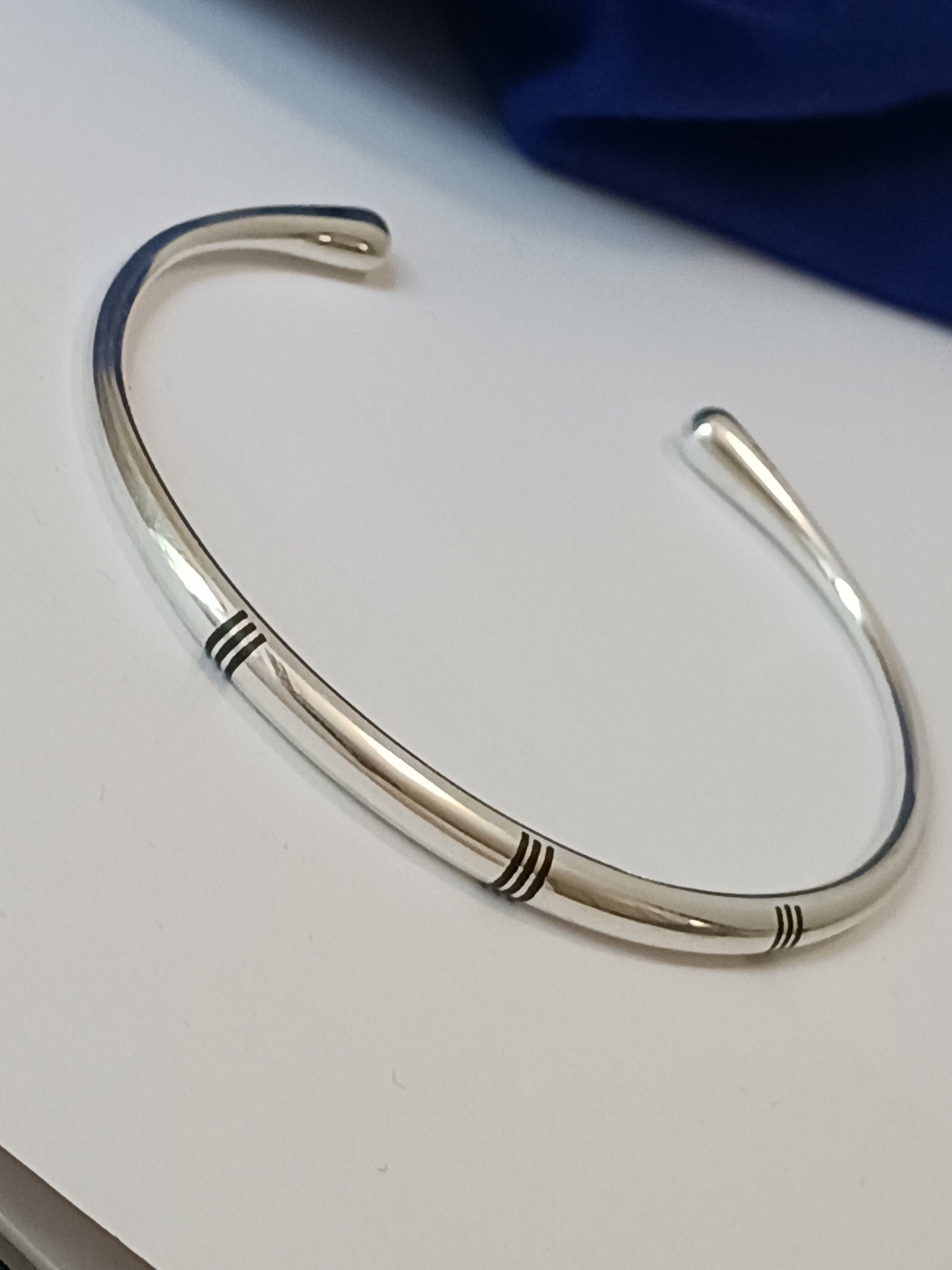 Bracelet en argent massif