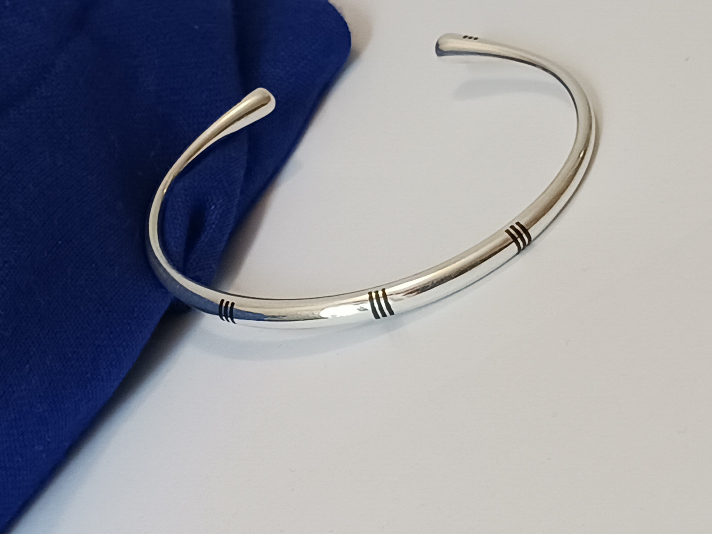 Bracelet en argent massif