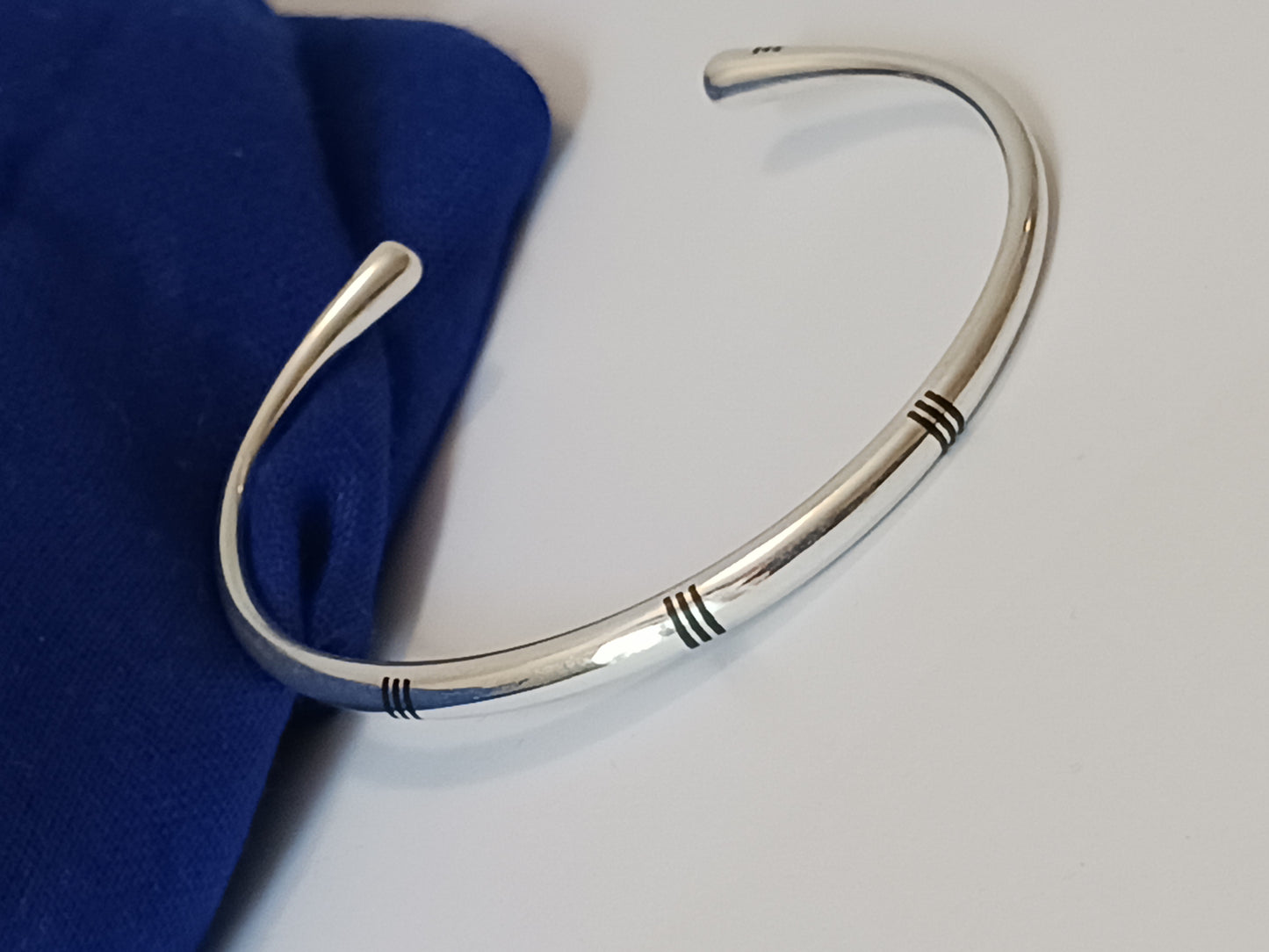 Bracelet en argent massif