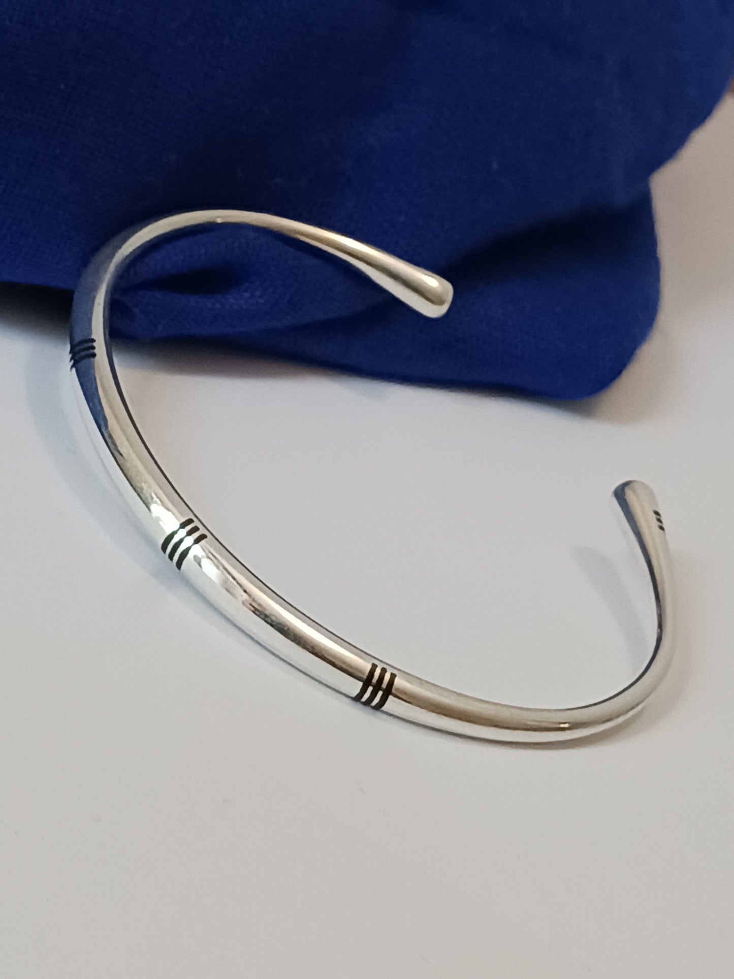 Bracelet en argent massif