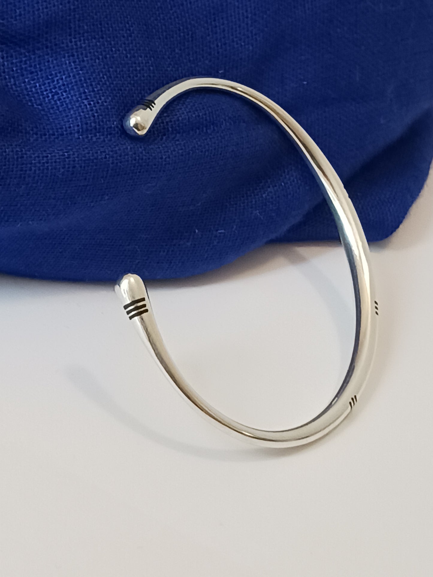 Bracelet en argent massif
