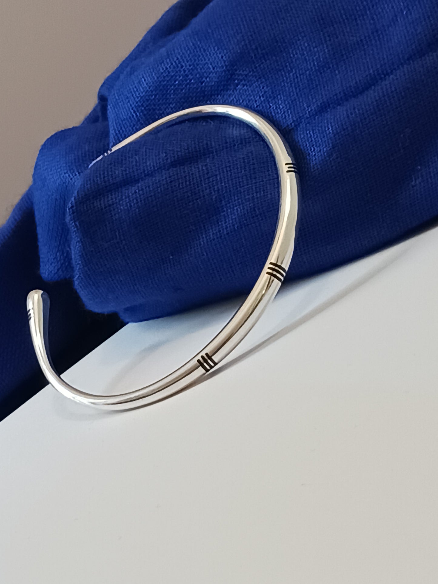 Bracelet en argent massif