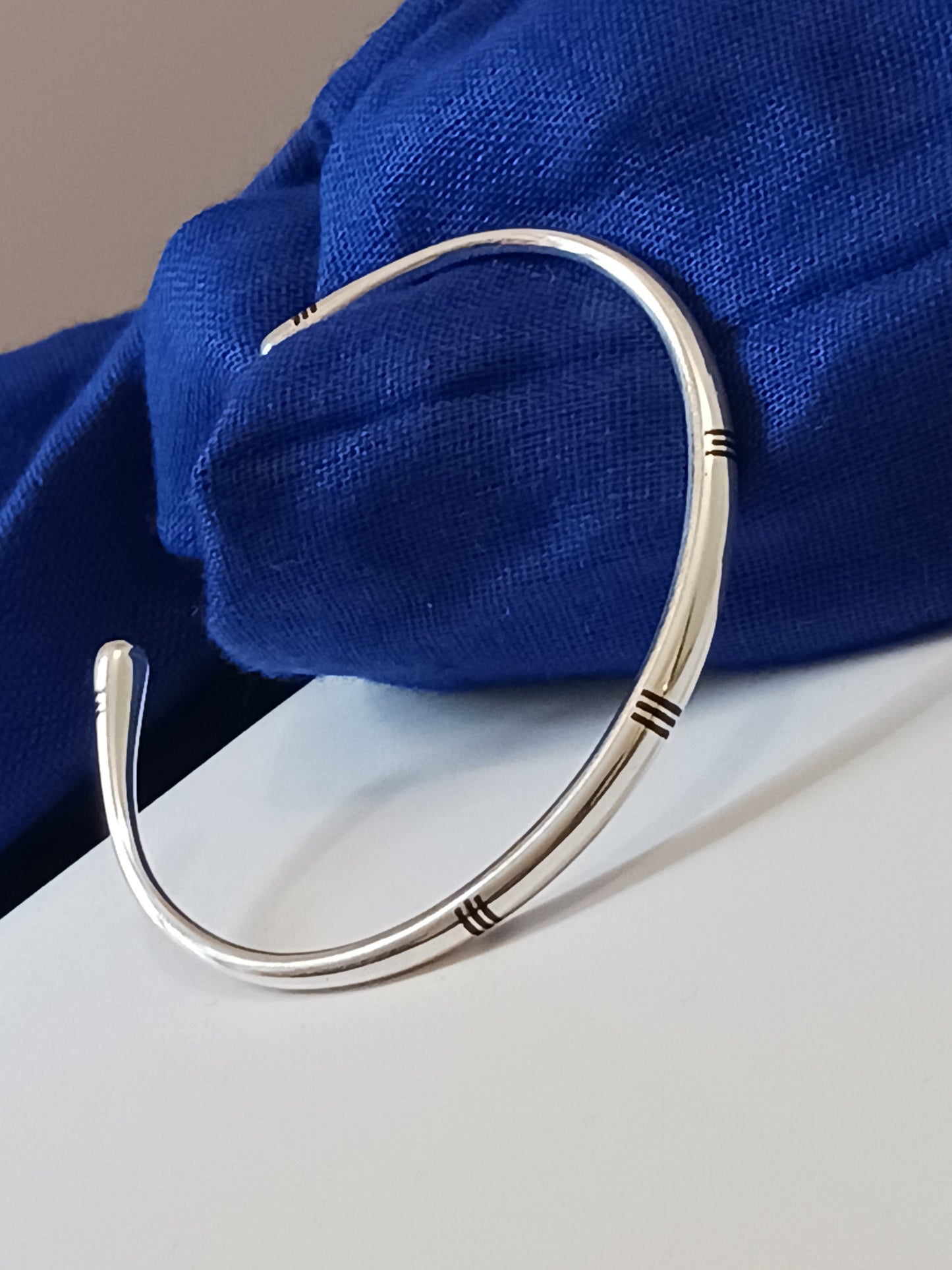 Bracelet en argent massif