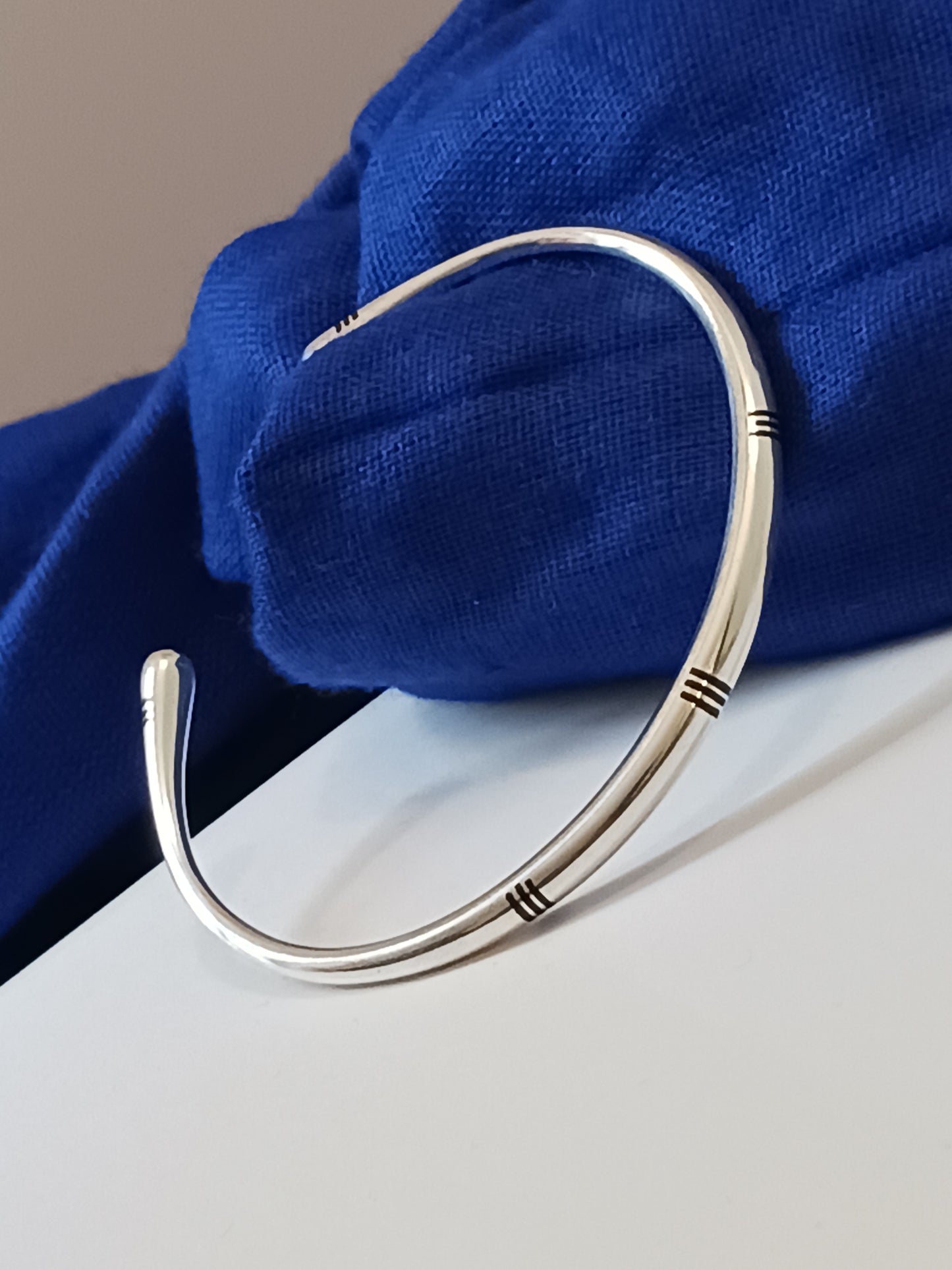 Bracelet en argent massif