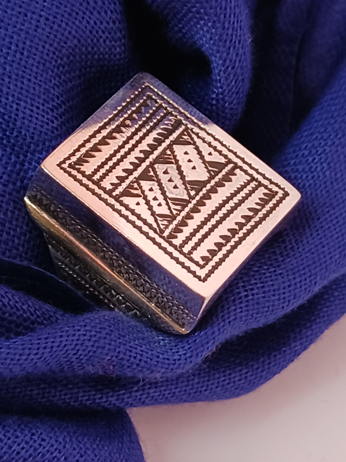 Bague touareg en argent massif