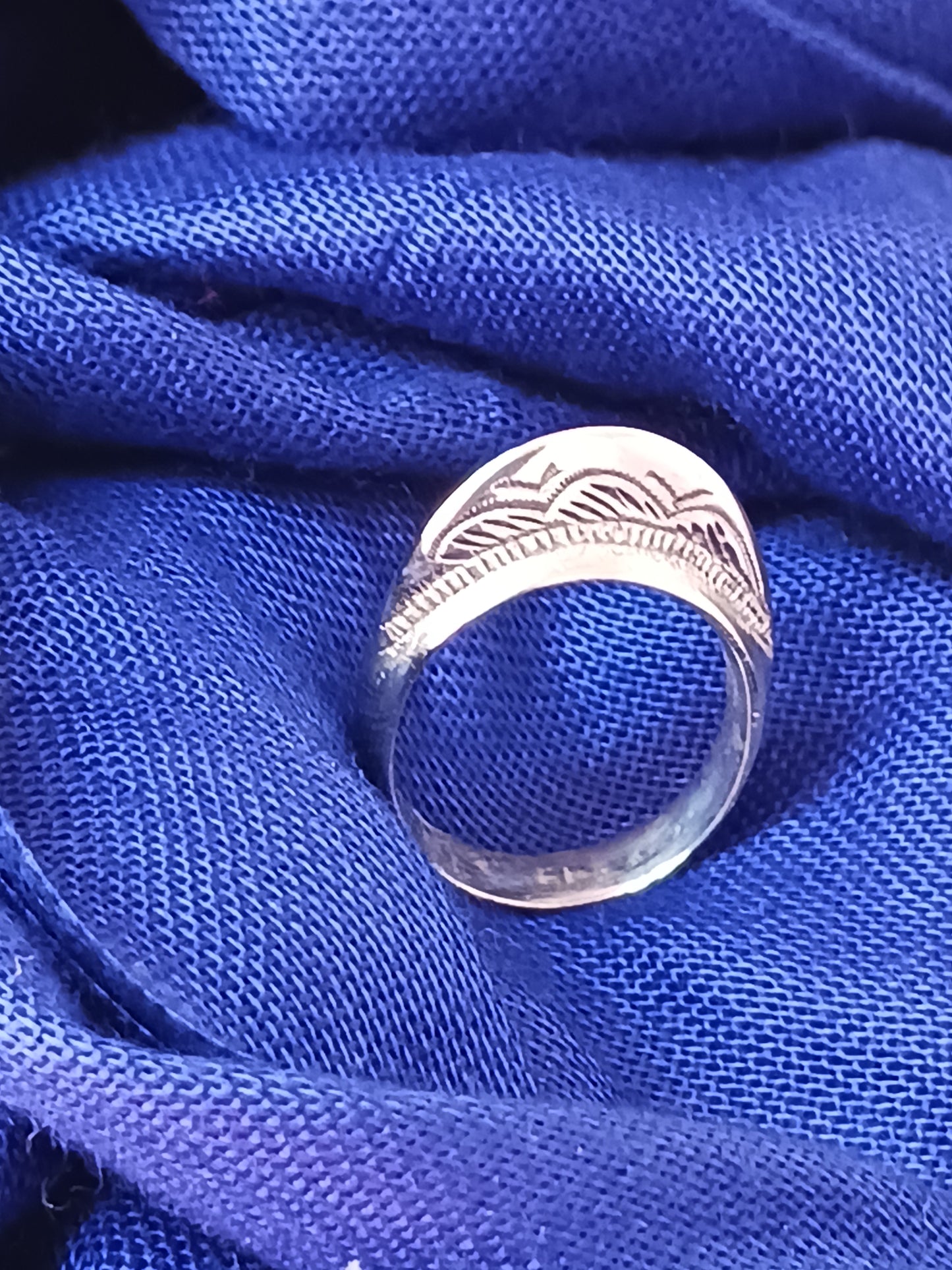 Bague touareg en argent massif