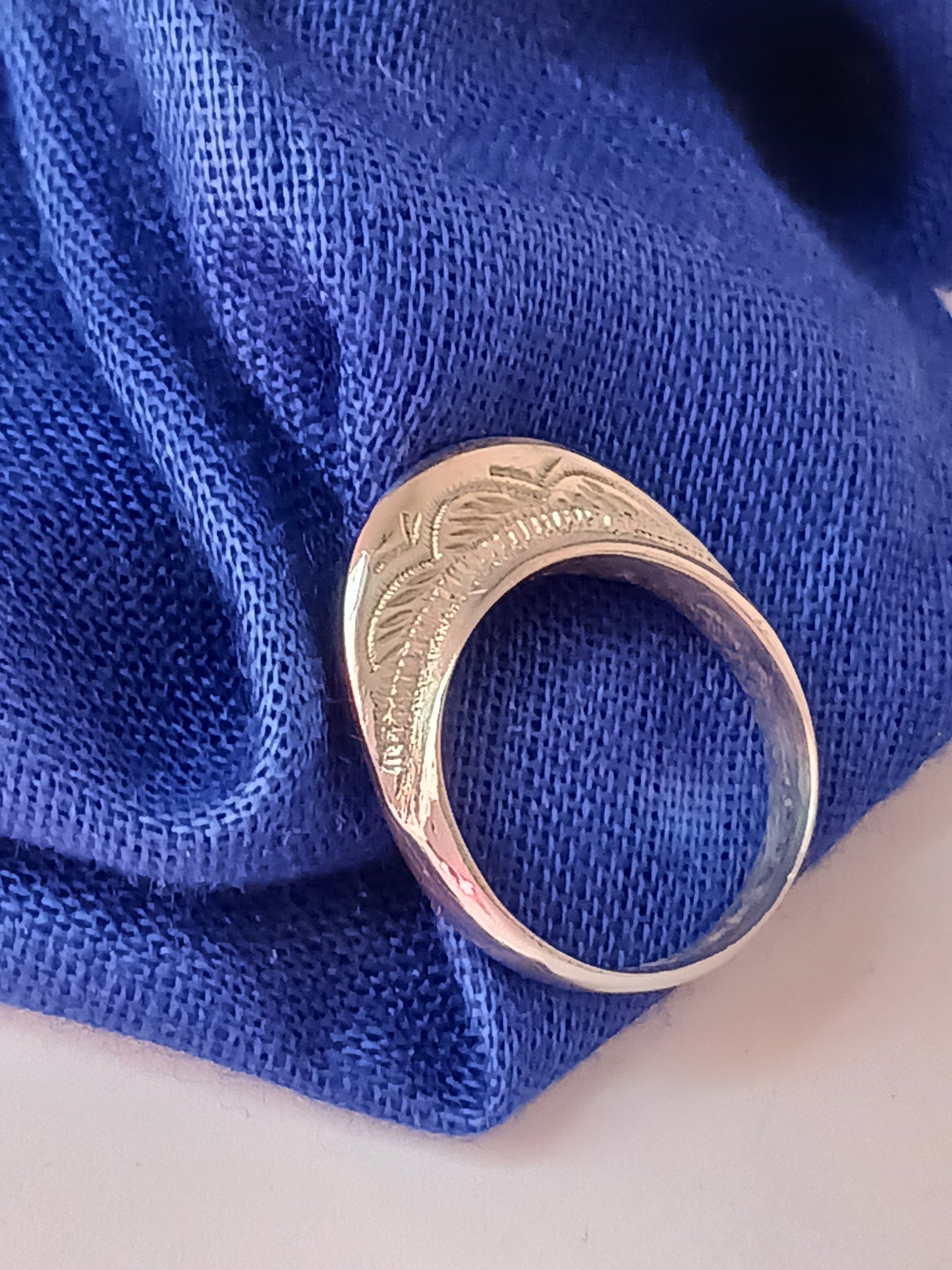 Bague touareg en argent massif