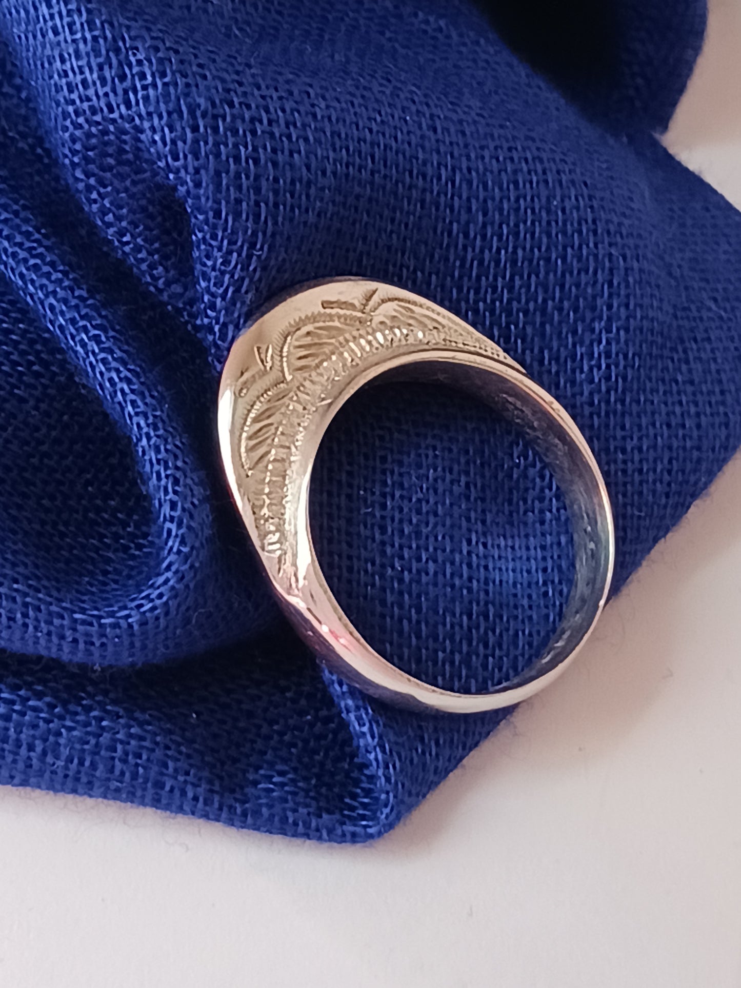 Bague touareg en argent massif
