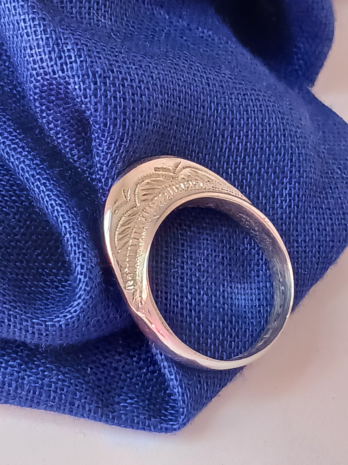 Bague touareg en argent massif