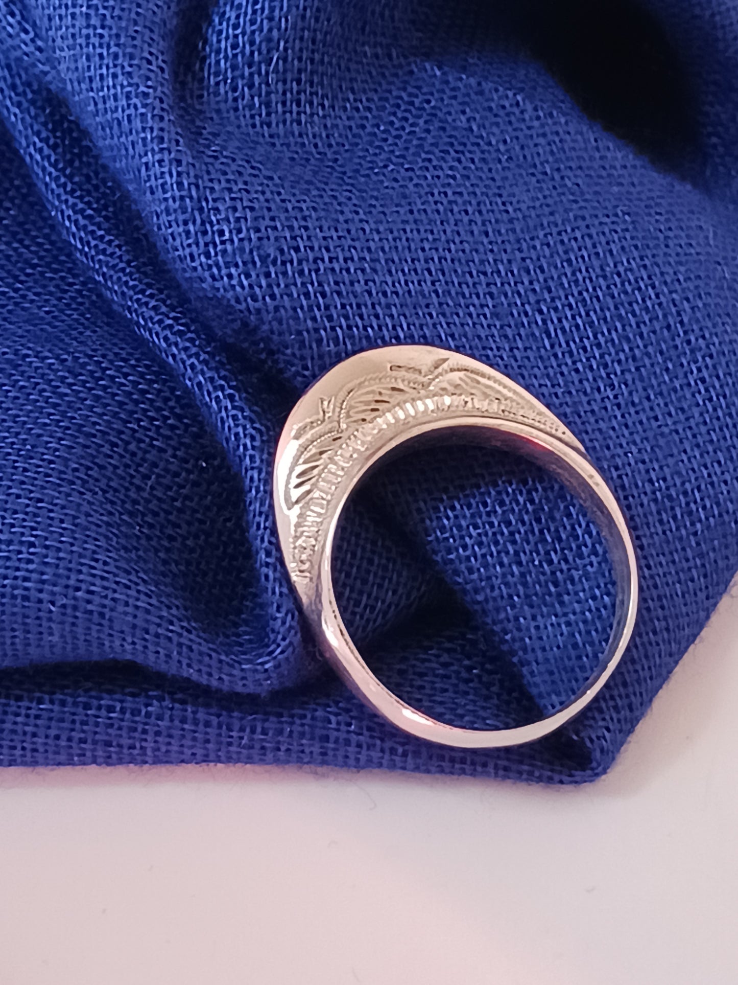 Bague touareg en argent massif
