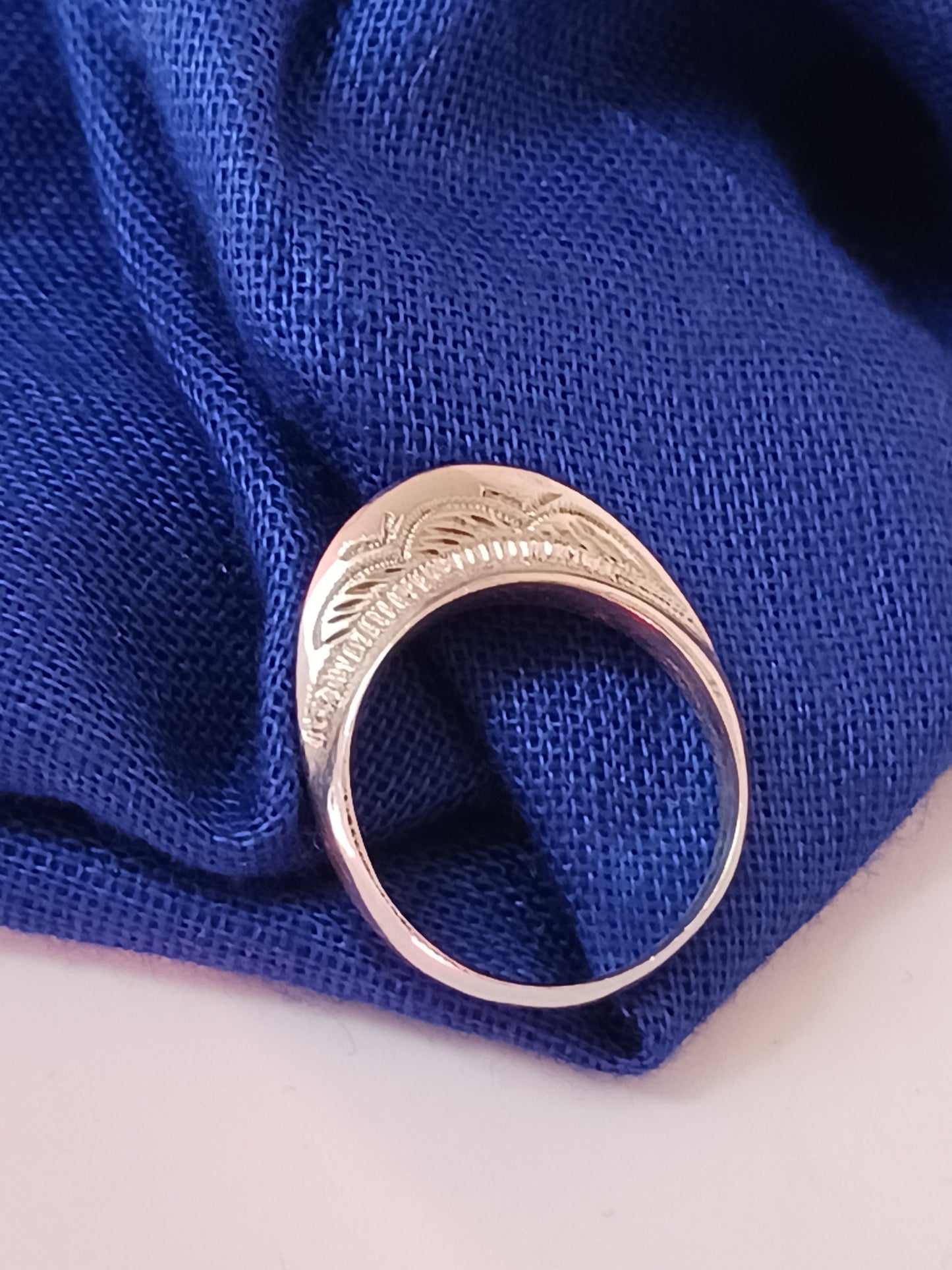 Bague touareg en argent massif