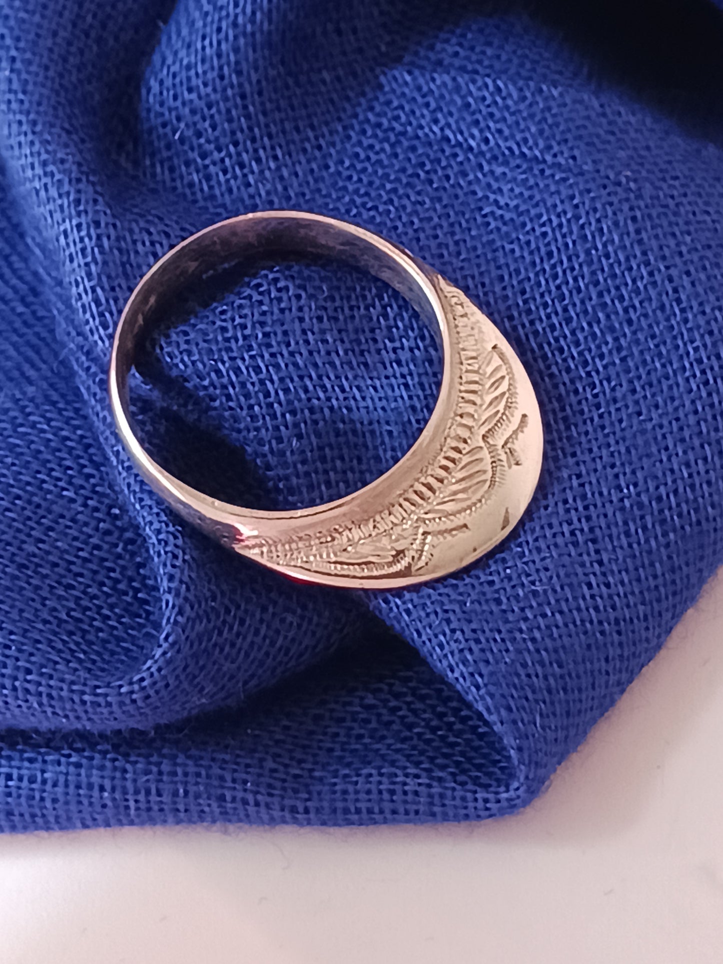 Bague touareg en argent massif