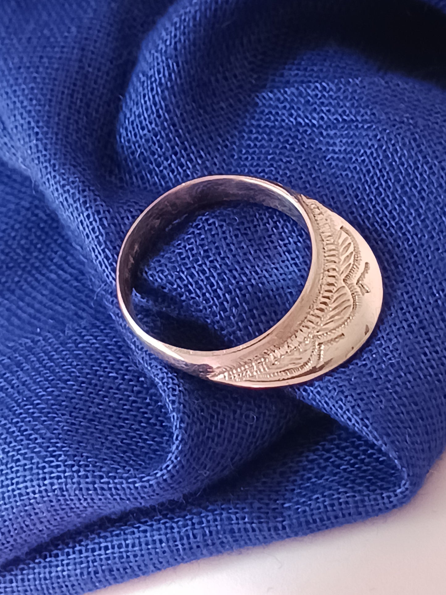 Bague touareg en argent massif