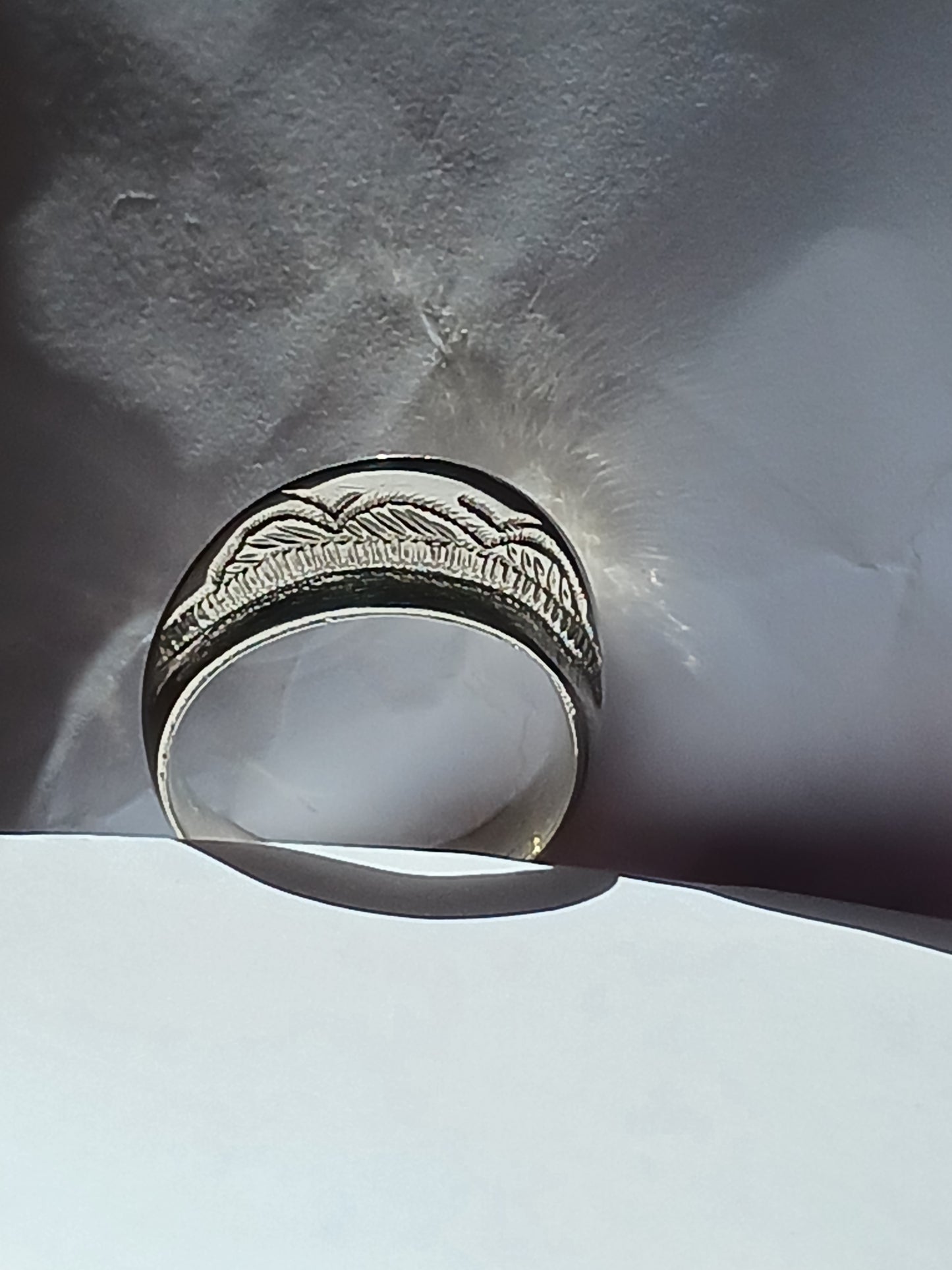 Bague touareg en argent massif