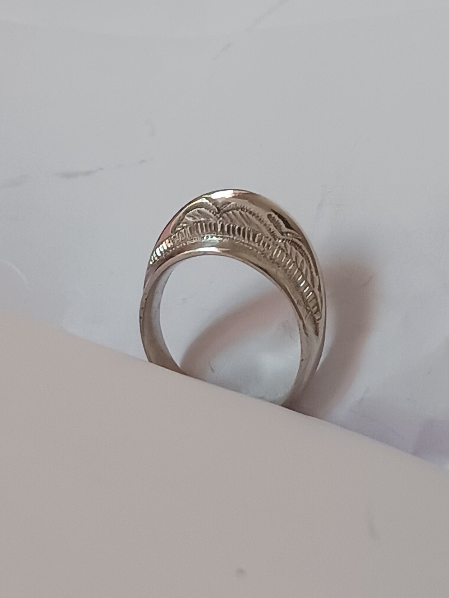 Bague touareg en argent massif