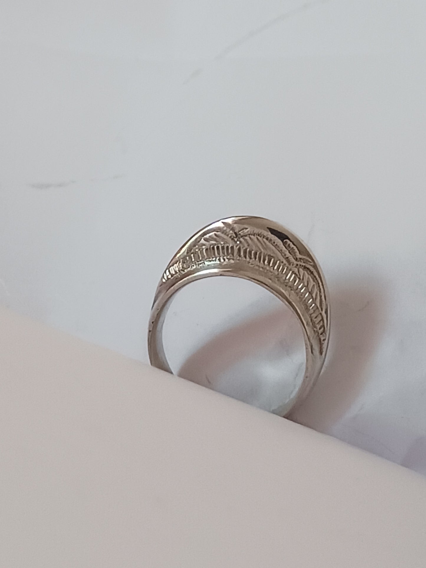 Bague touareg en argent massif