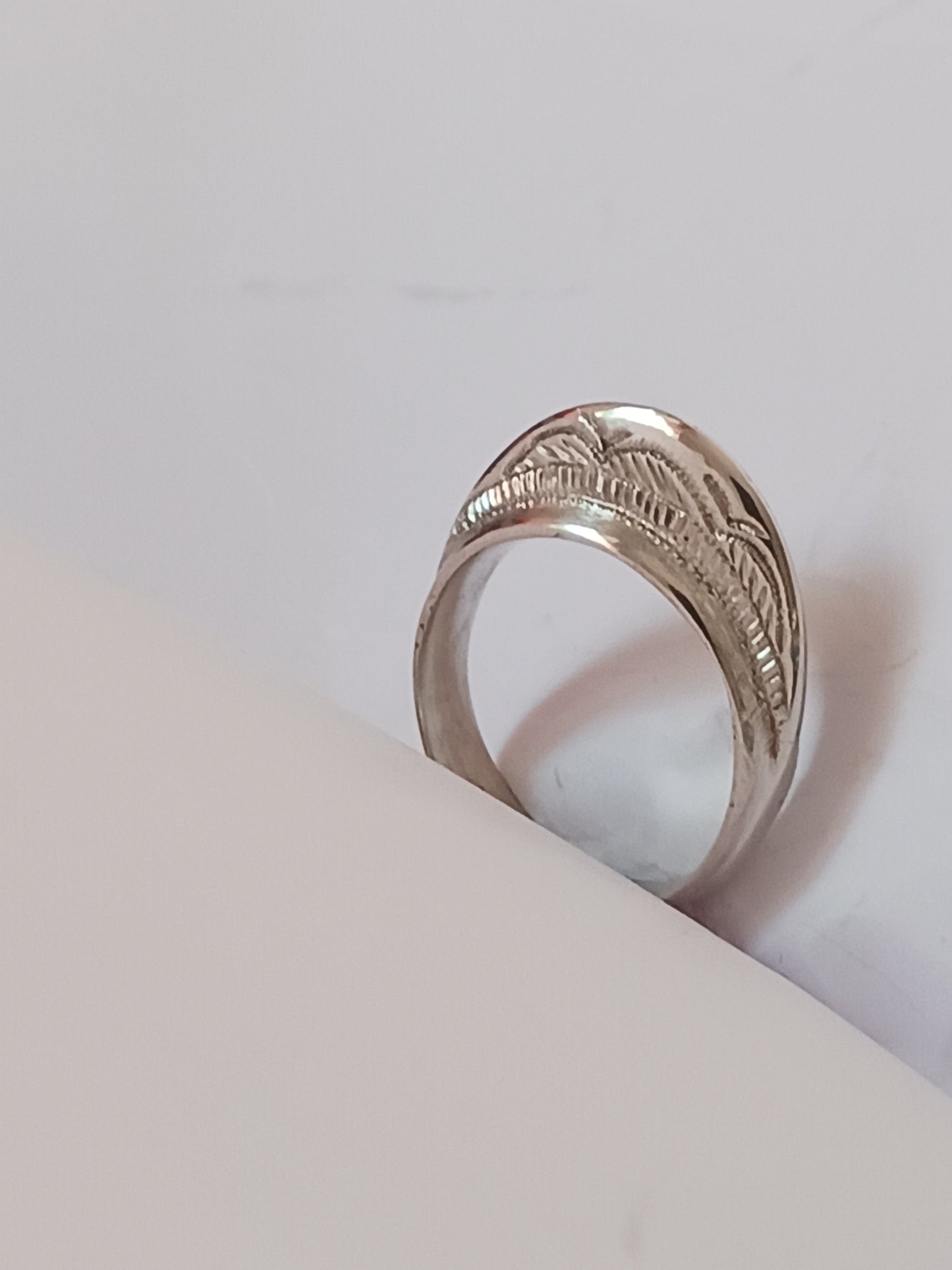 Bague touareg en argent massif