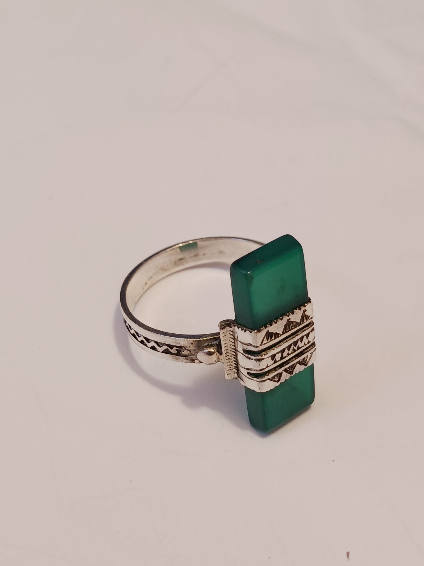 Bague touareg en argent massif