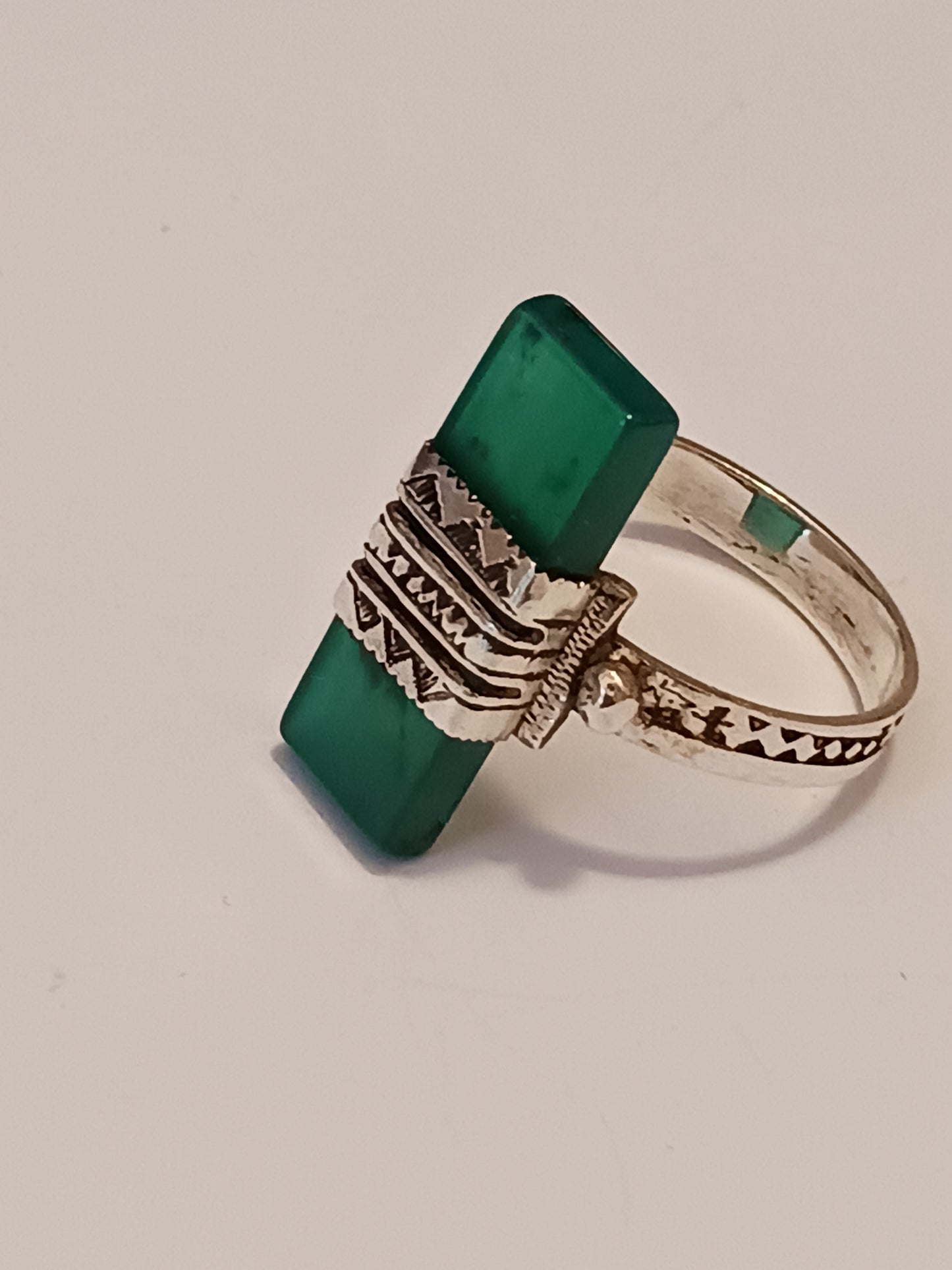 Bague touareg en argent massif