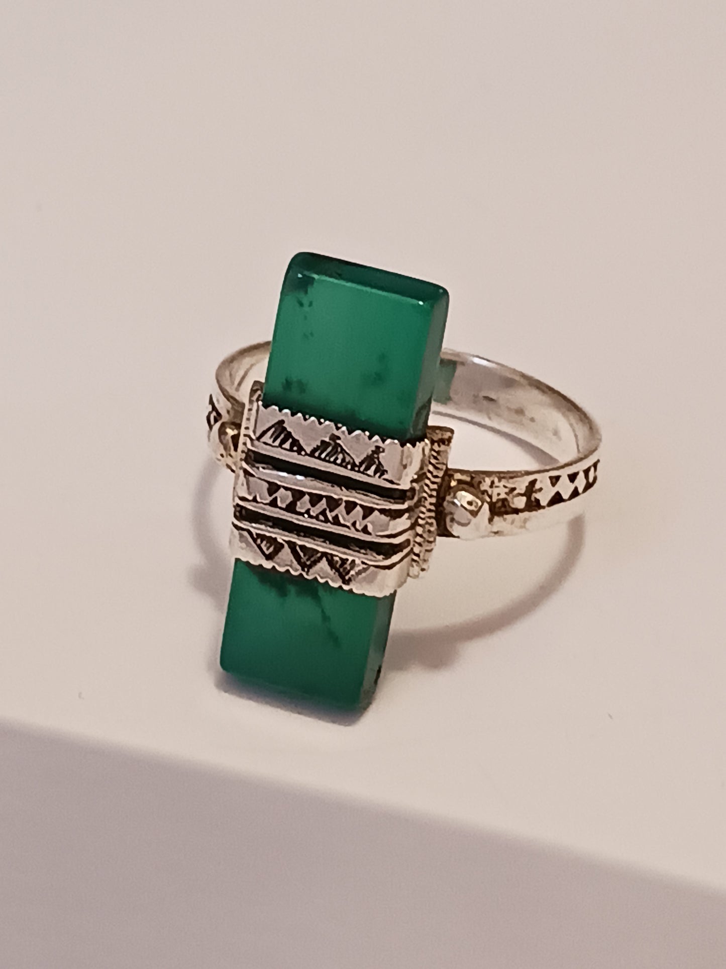 Bague touareg en argent massif