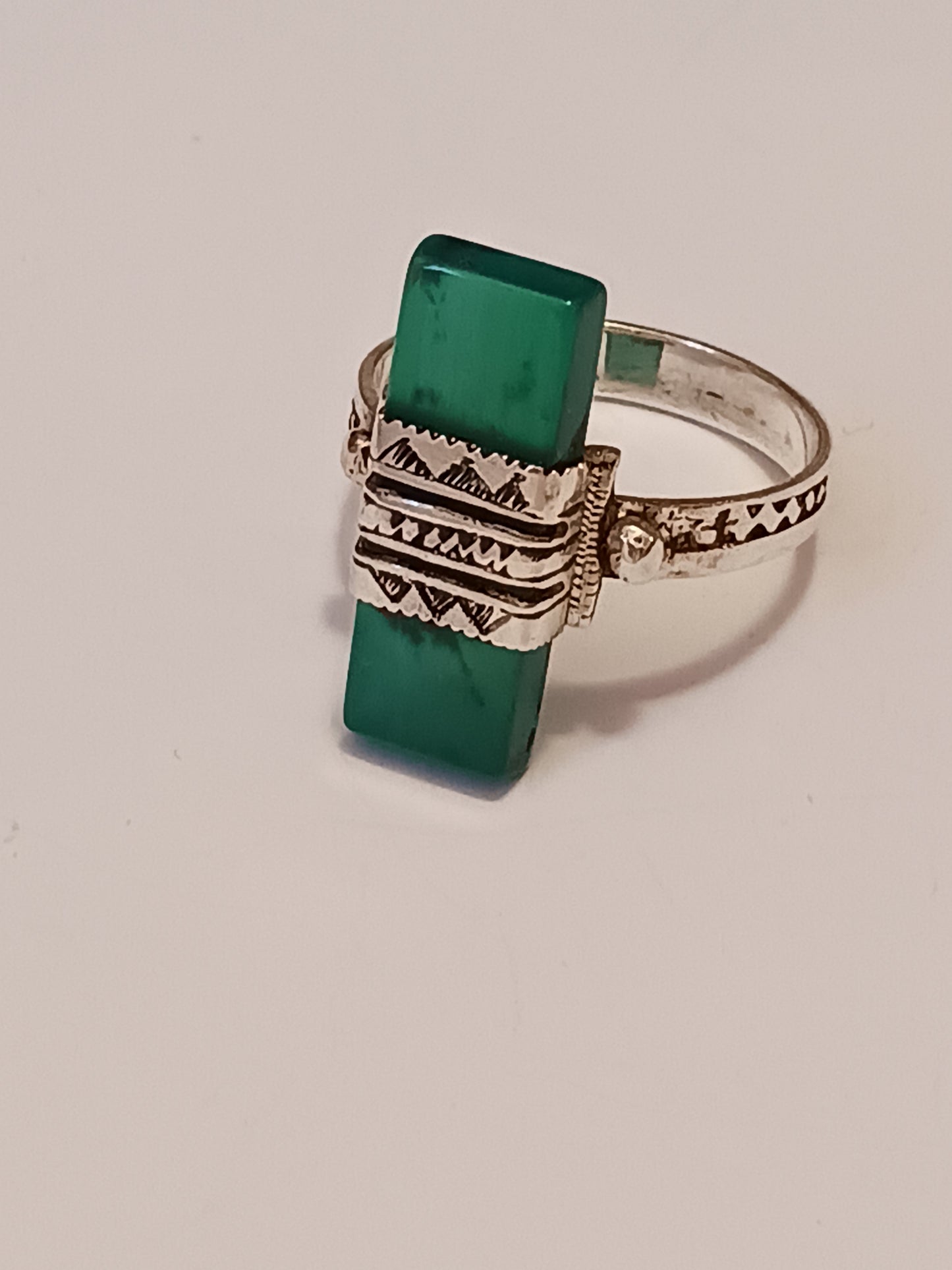 Bague touareg en argent massif