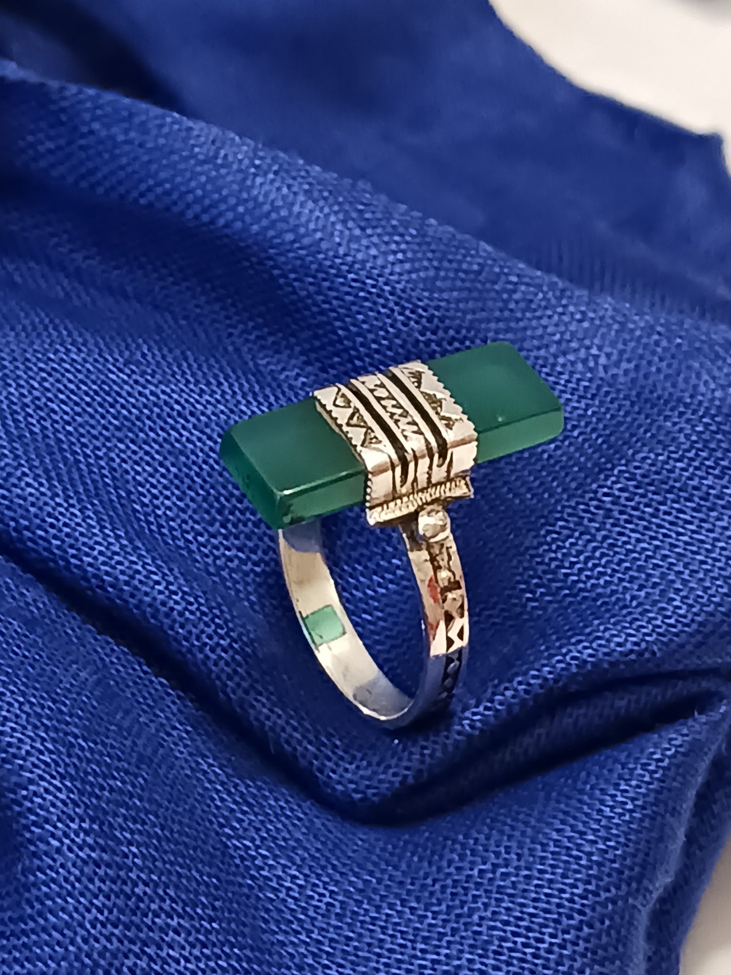 Bague touareg en argent massif