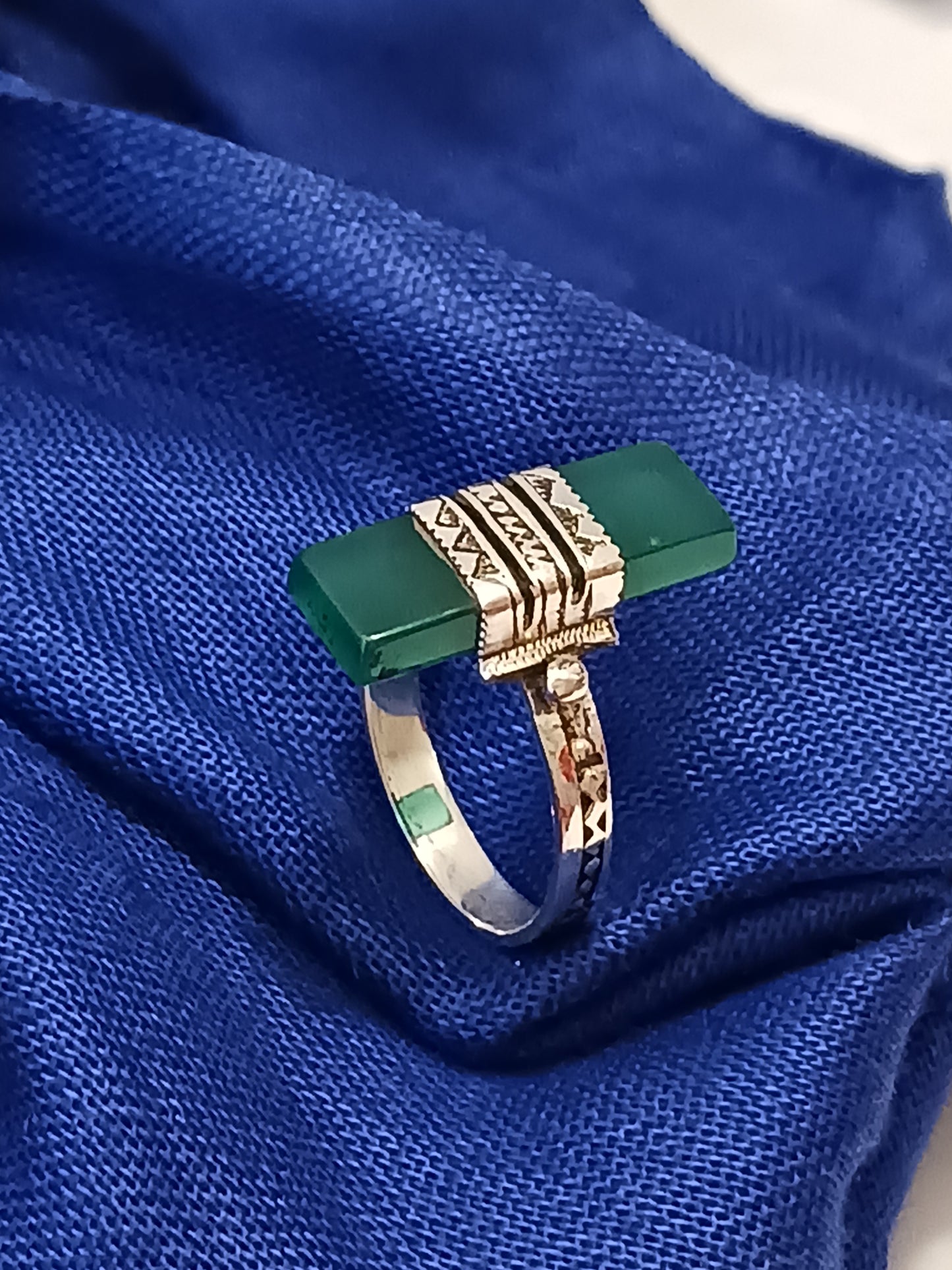 Bague touareg en argent massif