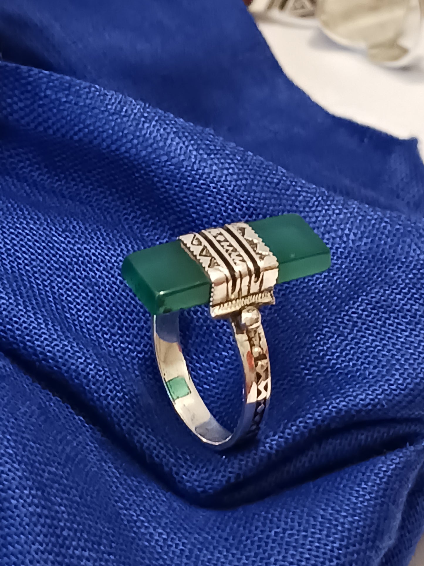 Bague touareg en argent massif