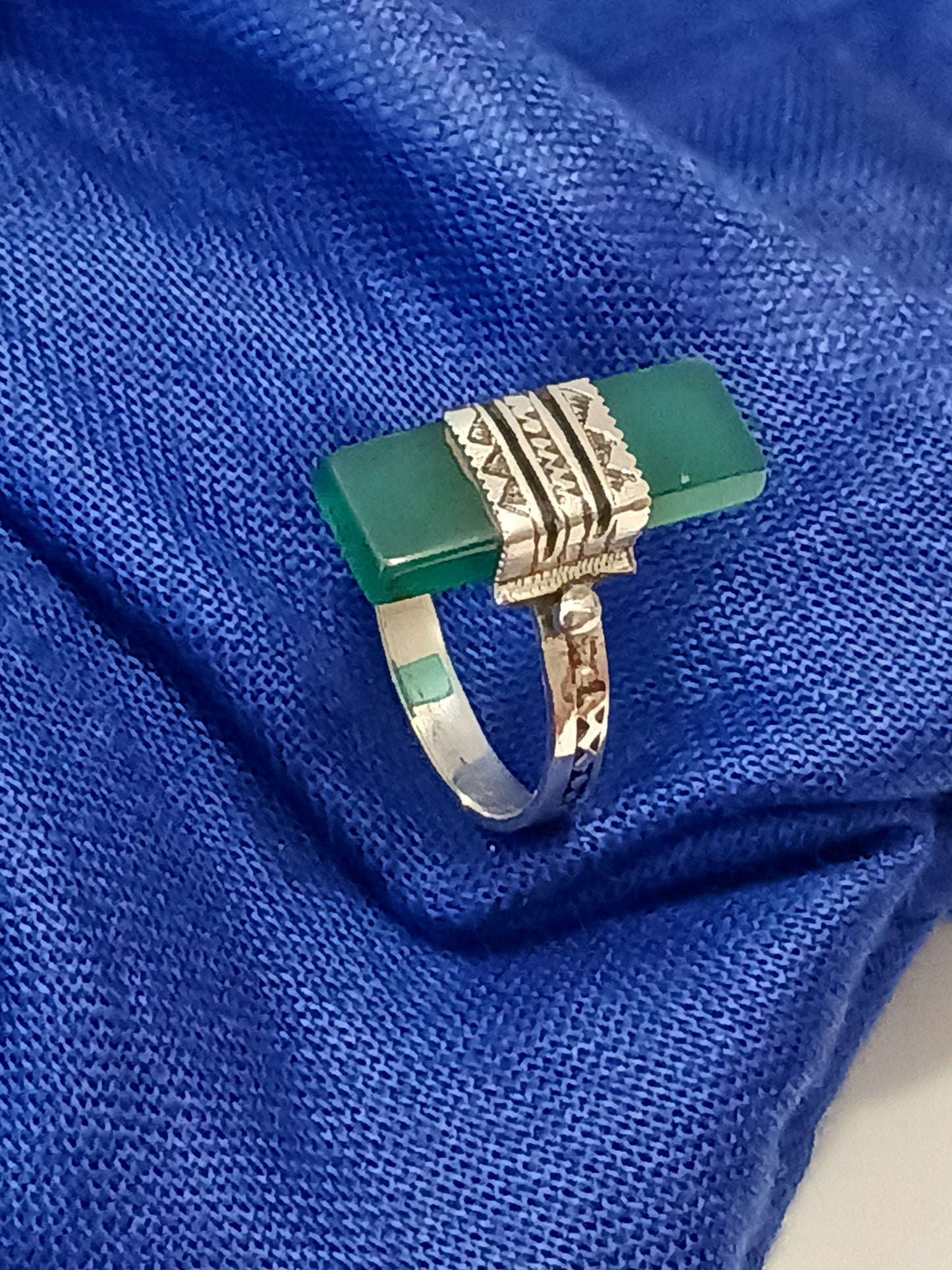 Bague touareg en argent massif