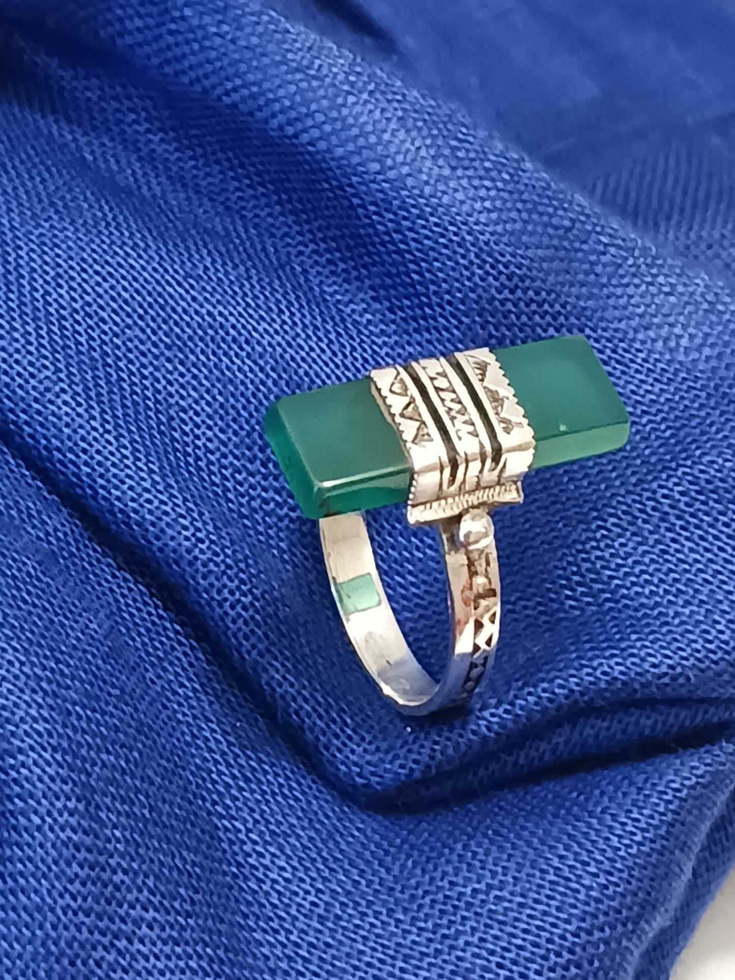 Bague touareg en argent massif