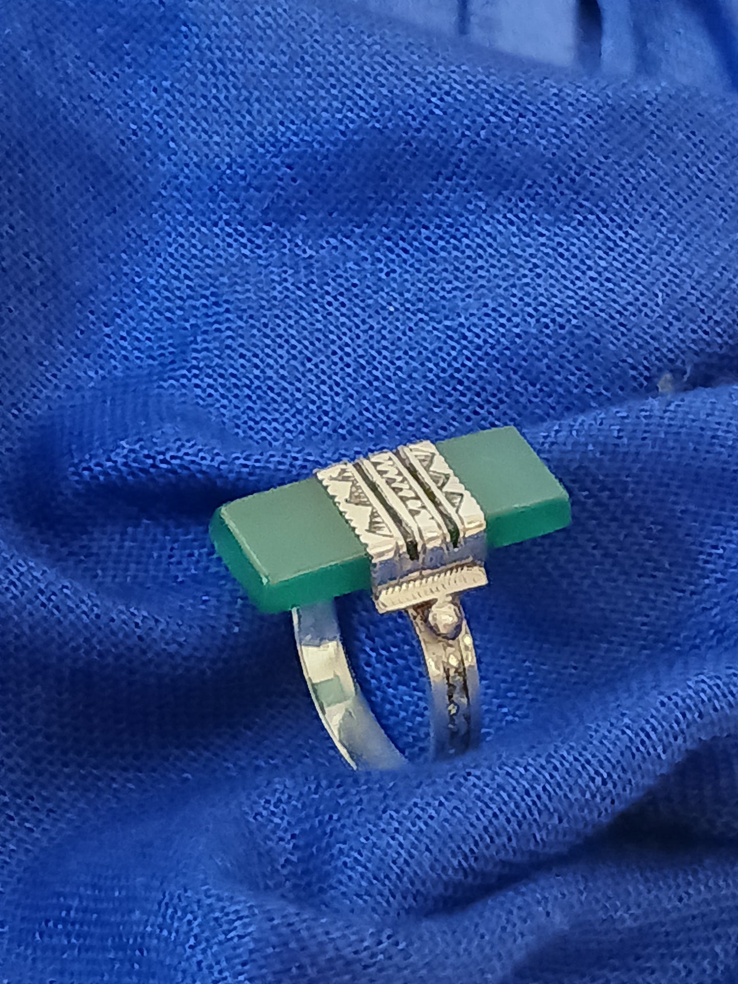Bague touareg en argent massif