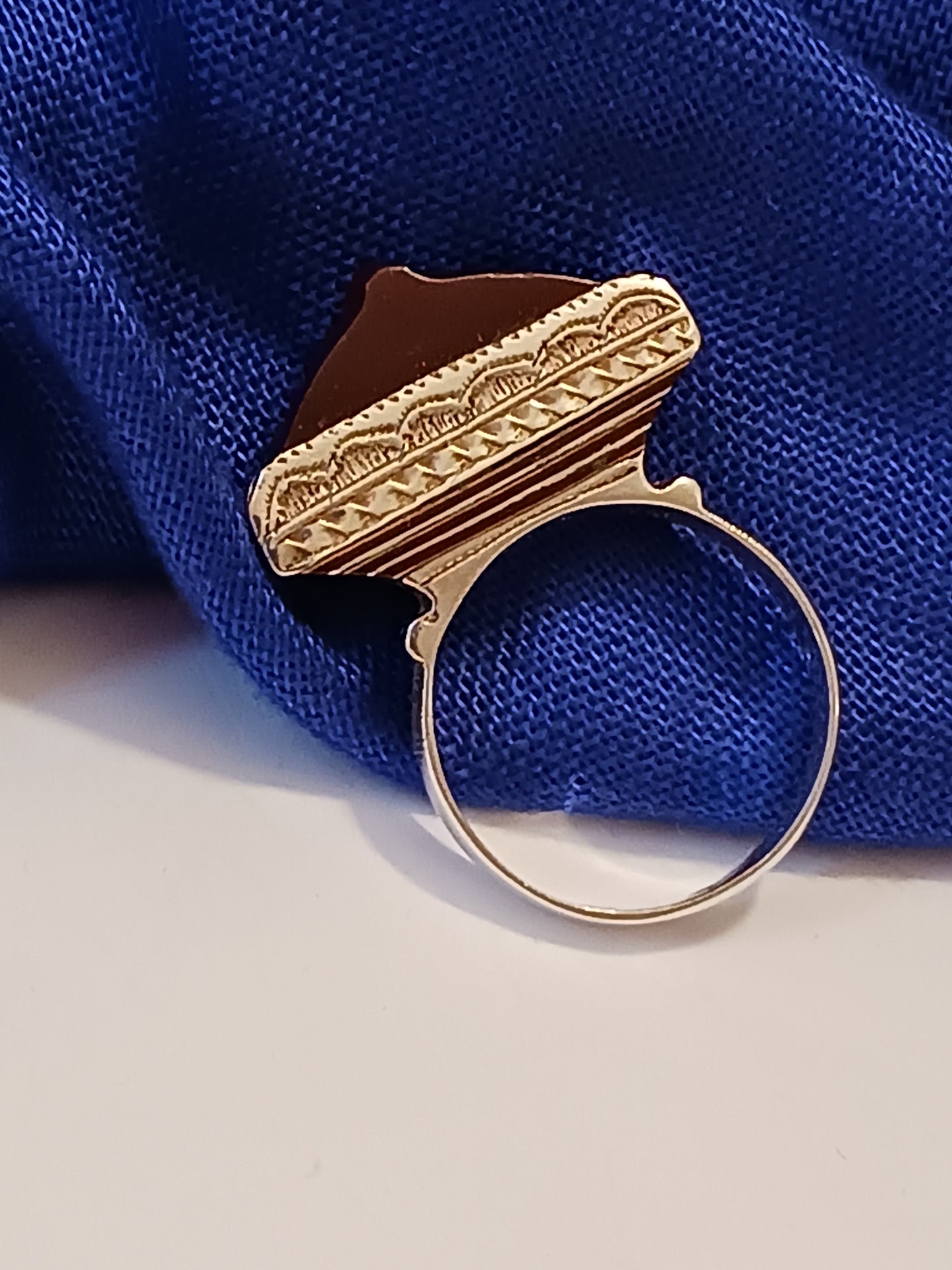 Bague touareg en argent massif