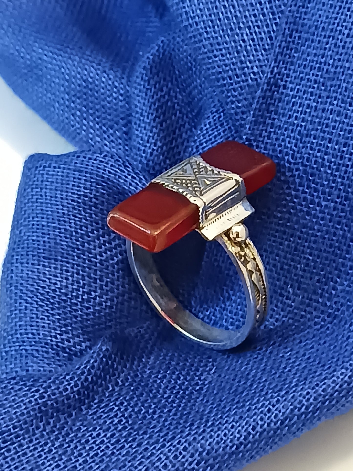 Bague touareg en argent massif