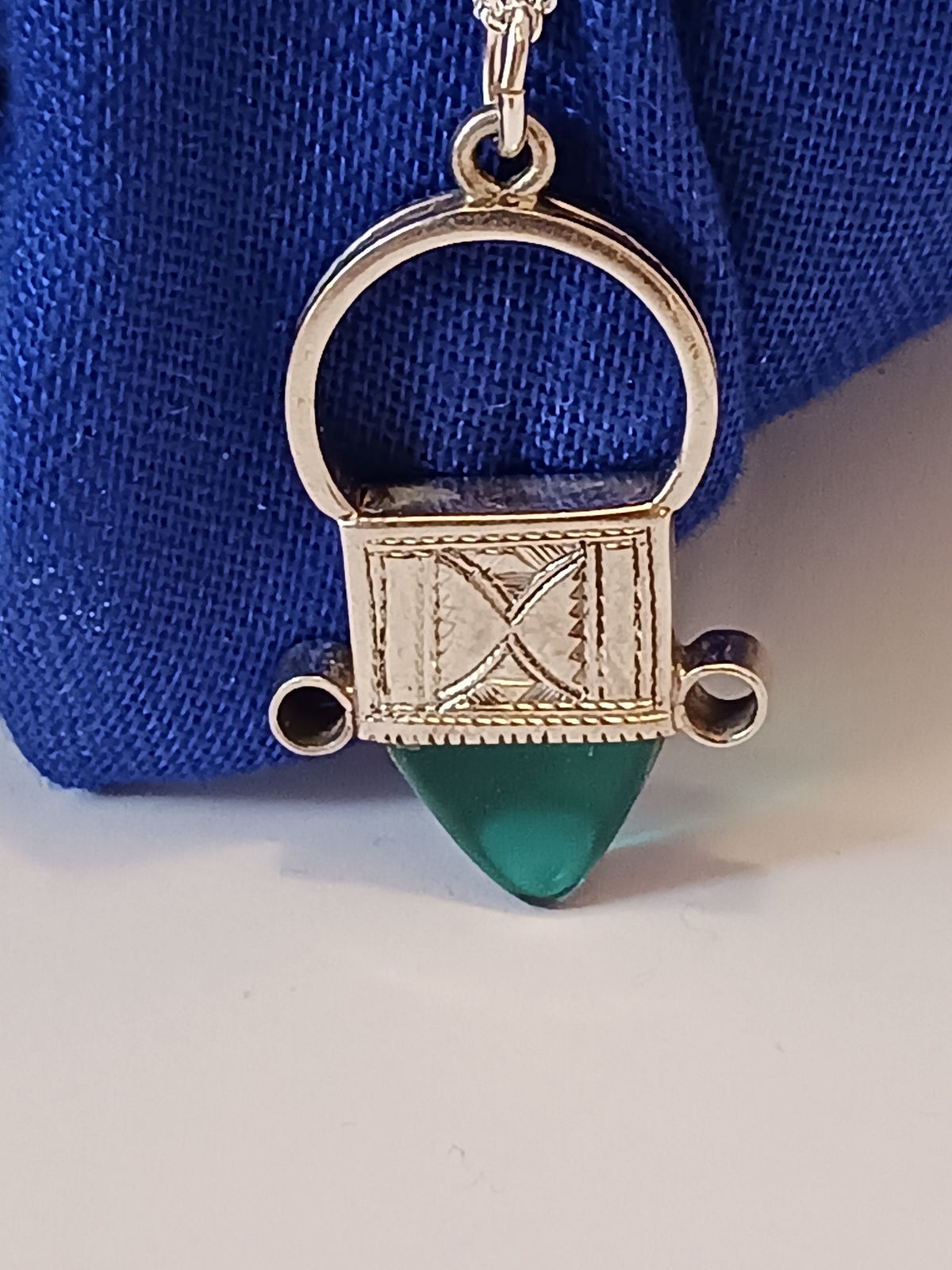 Collier Croix touareg en argent massif