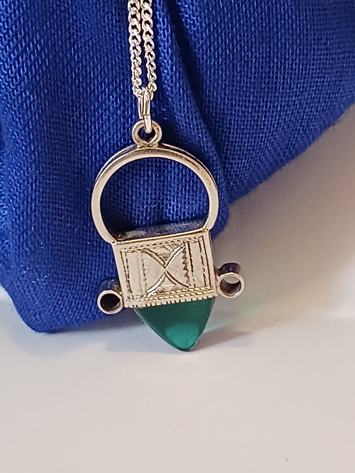 Collier Croix touareg en argent massif