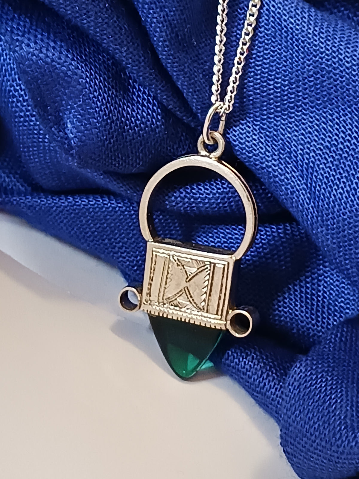 Collier Croix touareg en argent massif