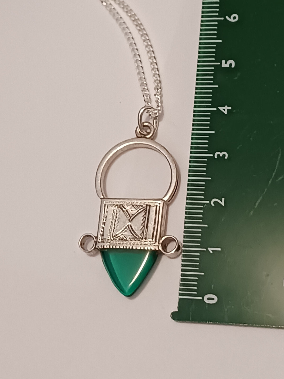 Collier Croix touareg en argent massif
