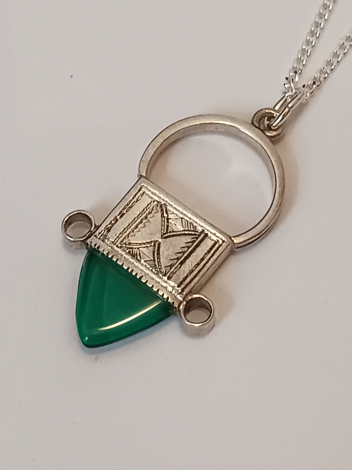 Collier Croix touareg en argent massif