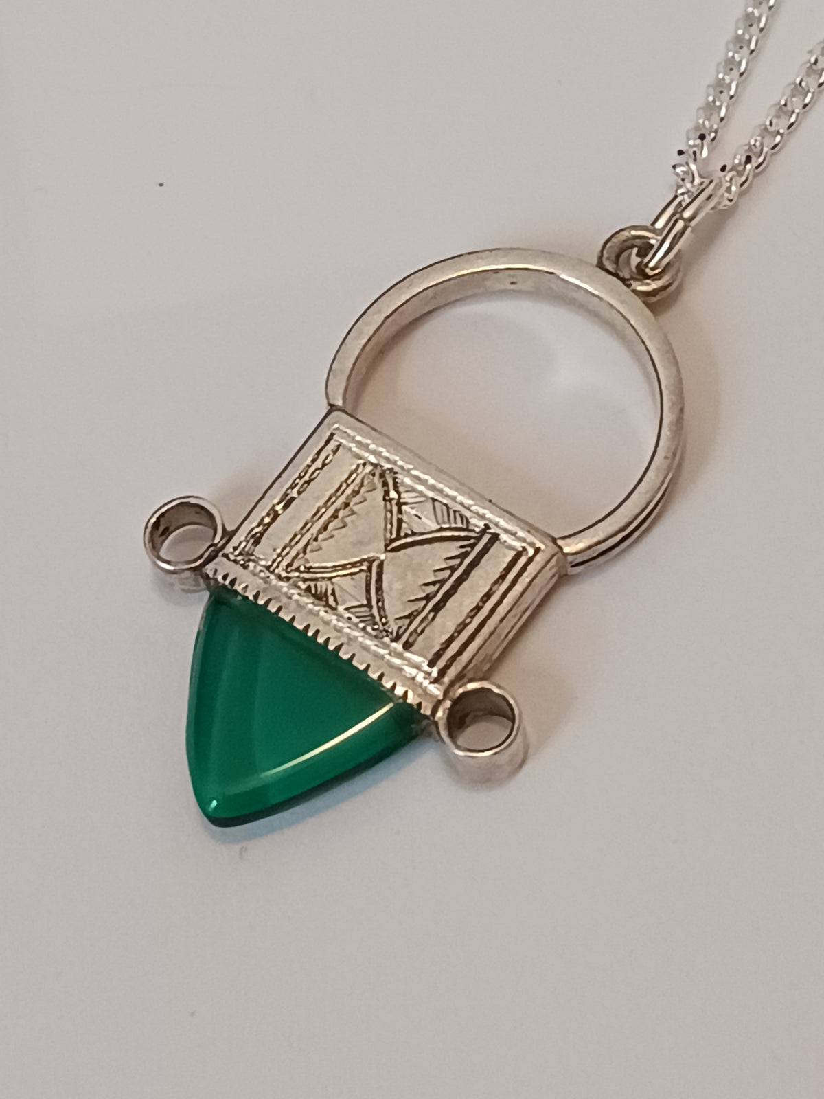 Collier Croix touareg en argent massif