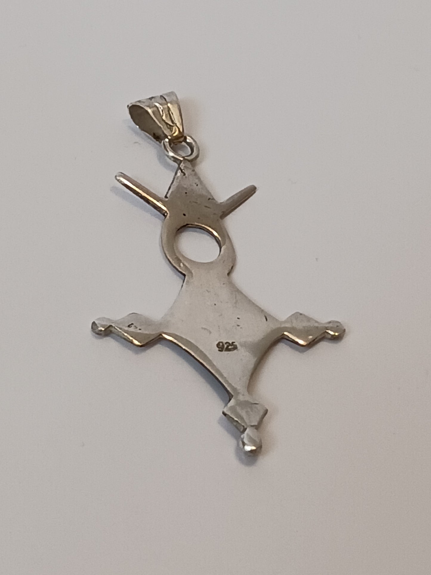 Collier Croix touareg en argent massif