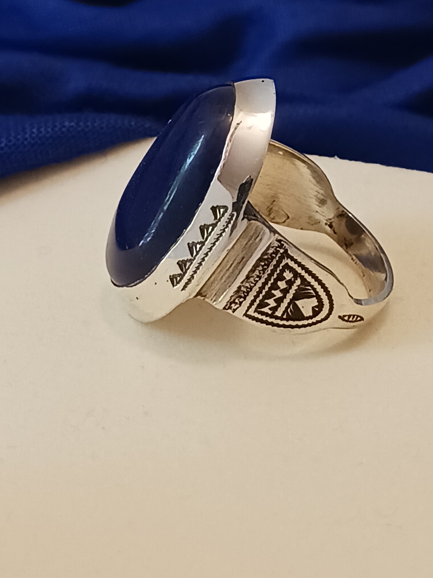 Bague touareg en argent massif