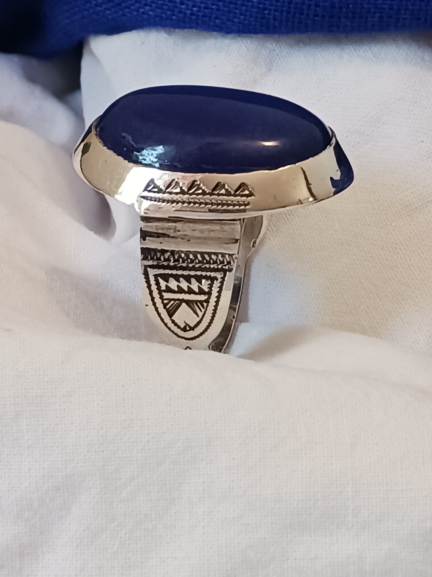 Bague touareg en argent massif