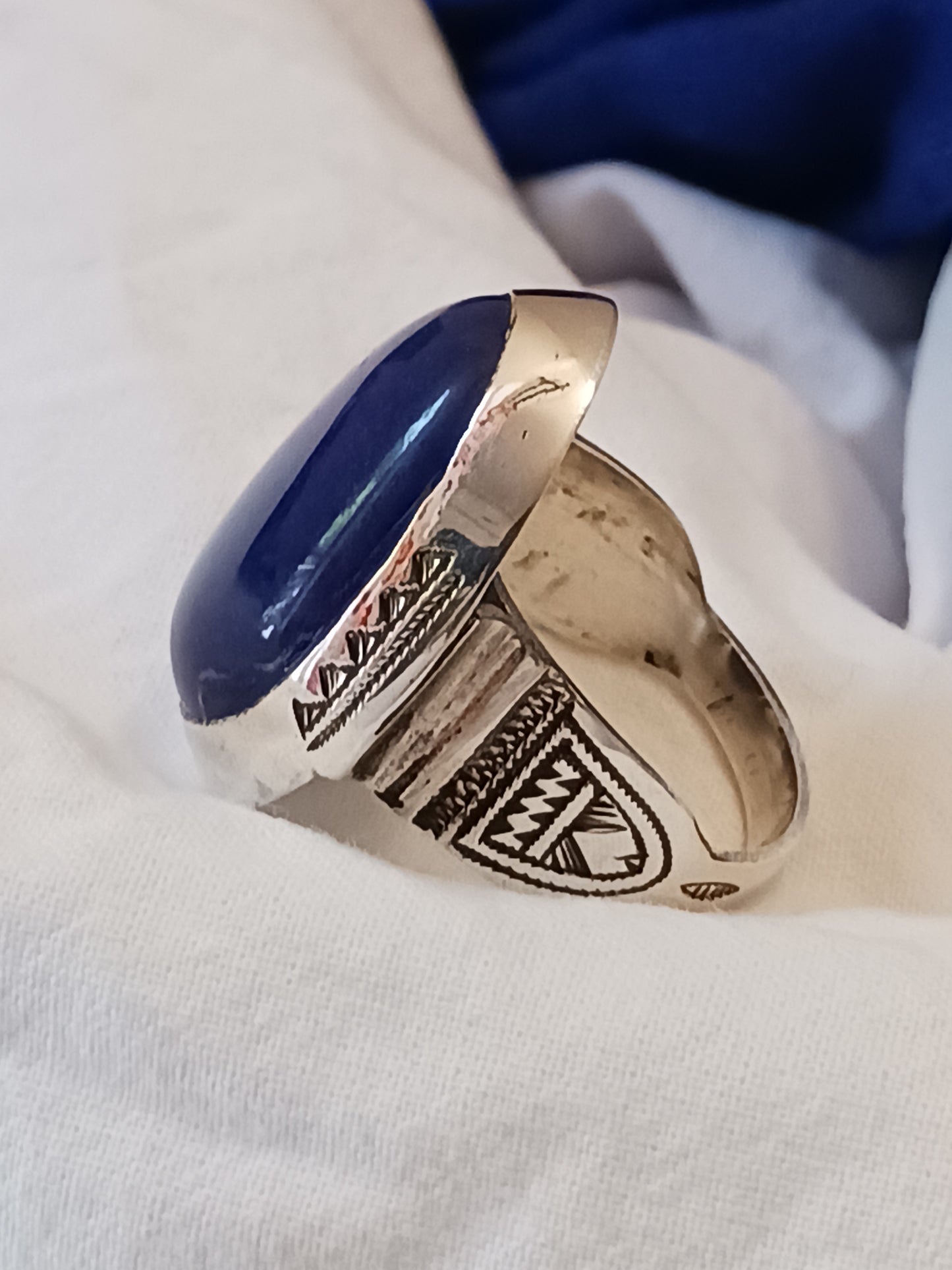 Bague touareg en argent massif