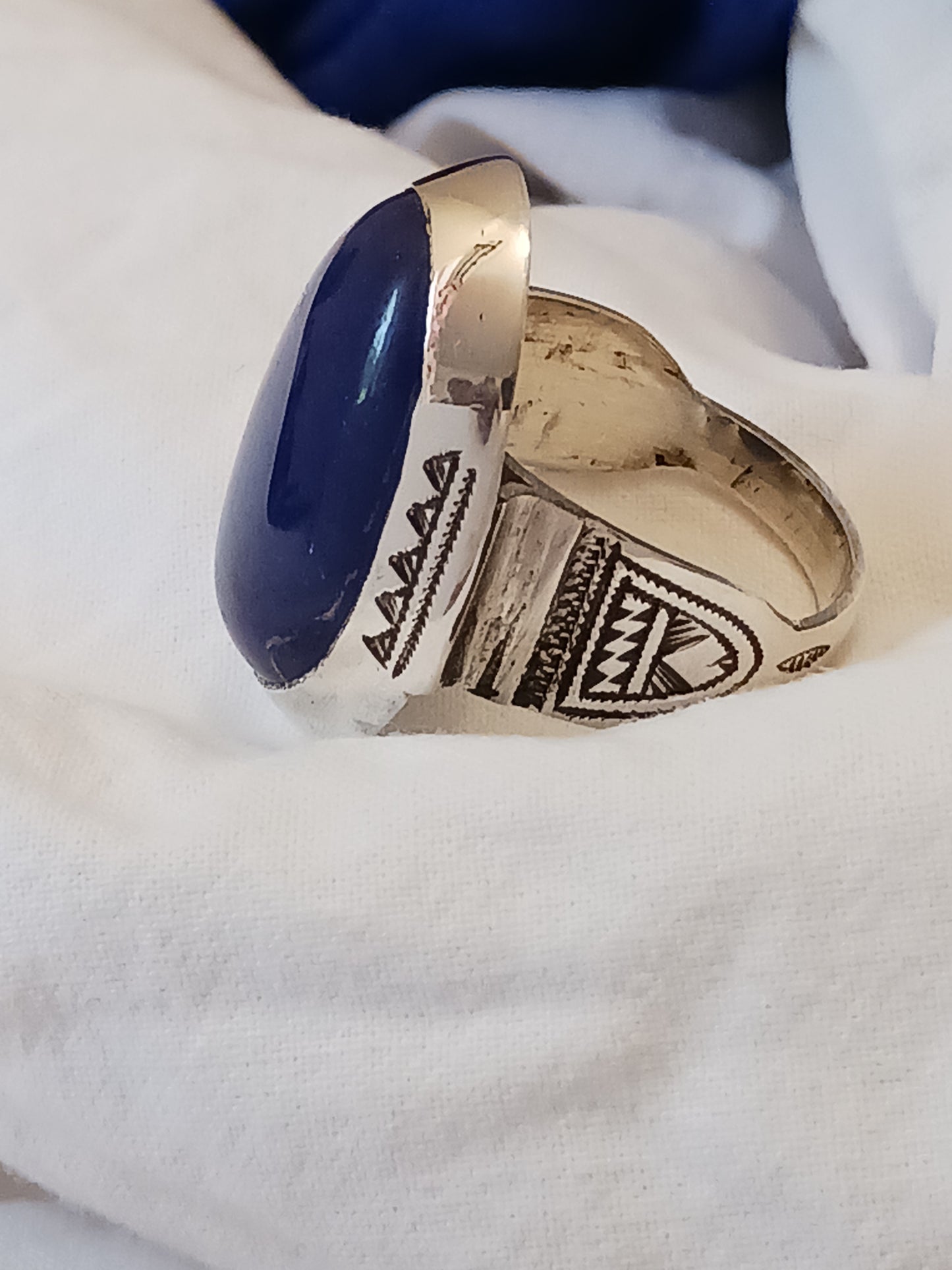 Bague touareg en argent massif