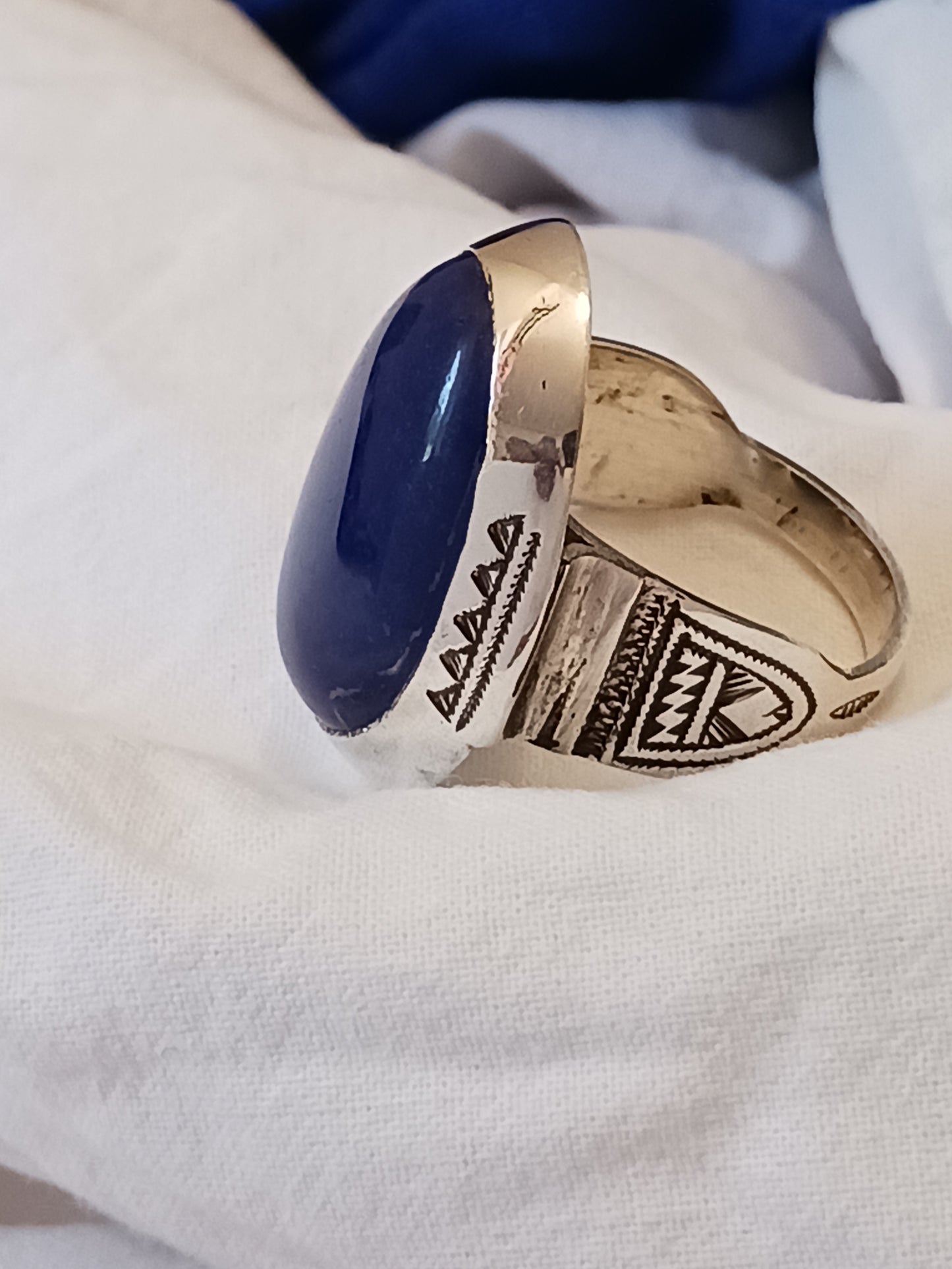 Bague touareg en argent massif
