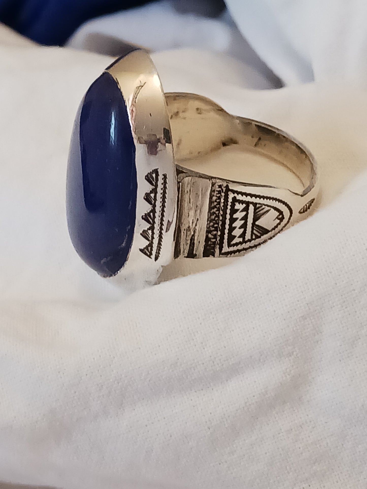 Bague touareg en argent massif