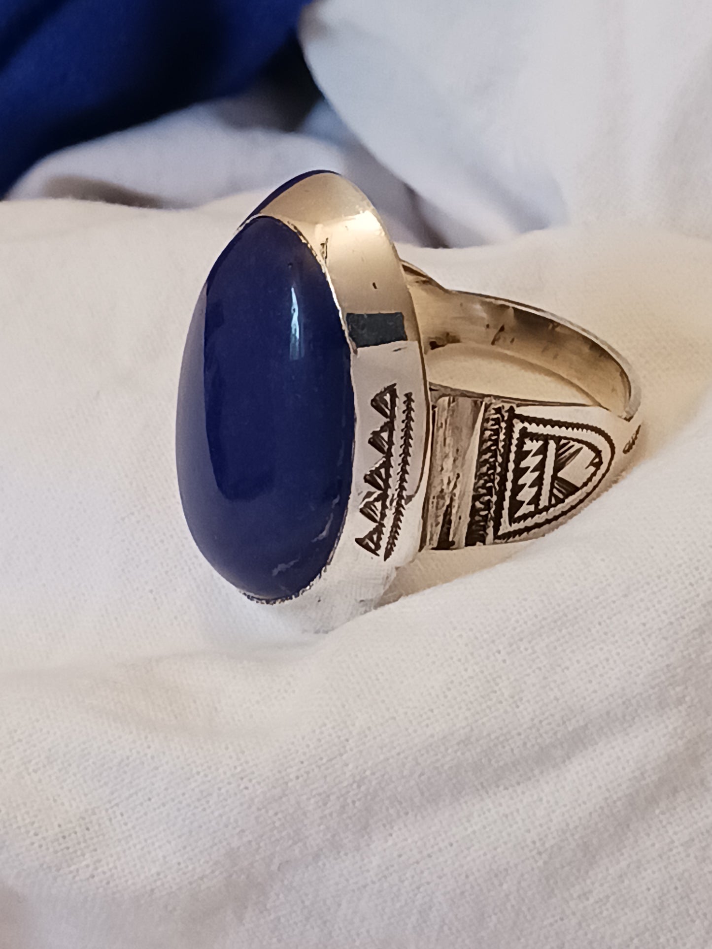 Bague touareg en argent massif