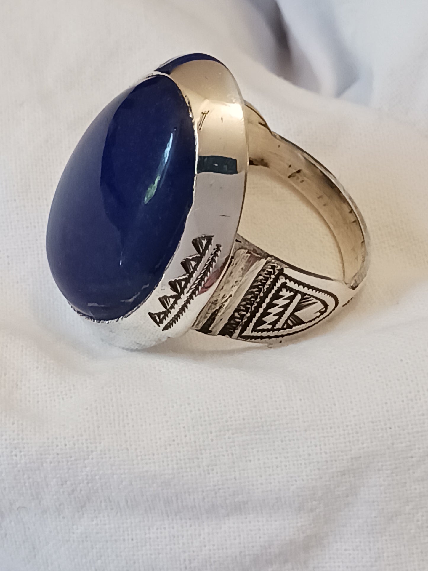 Bague touareg en argent massif