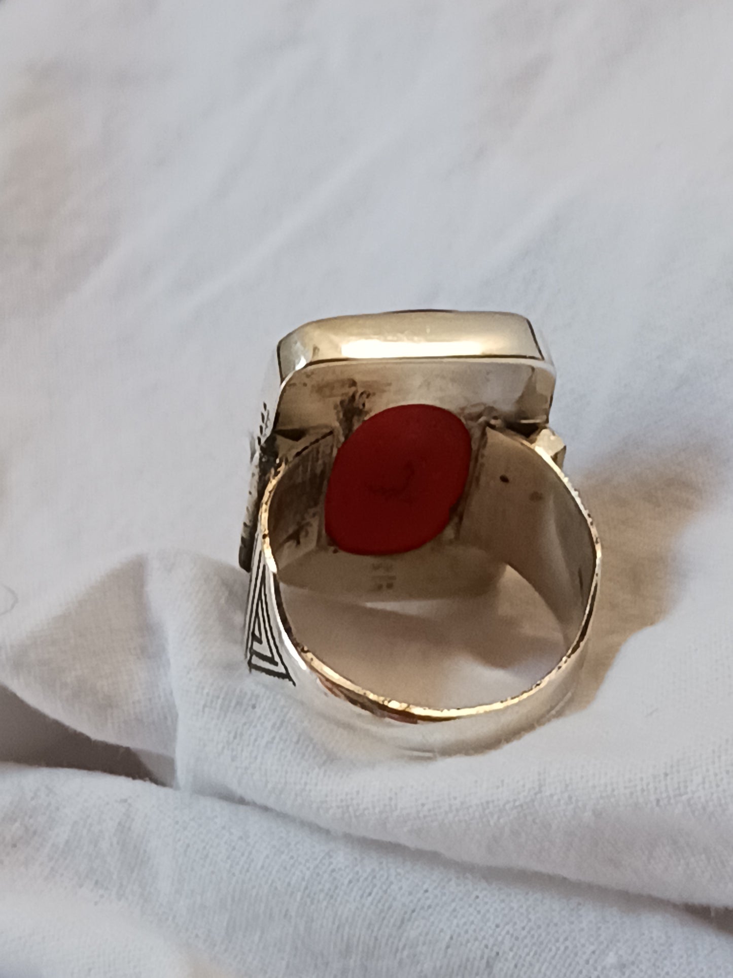 Bague touareg en argent massif
